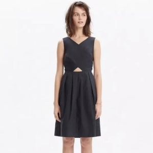 Madewell Cutout Cotton Navy Boho Tank Dress